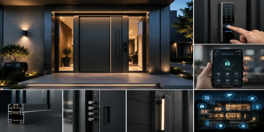 Aluminum Door Solutions Compatible with Smart Homes